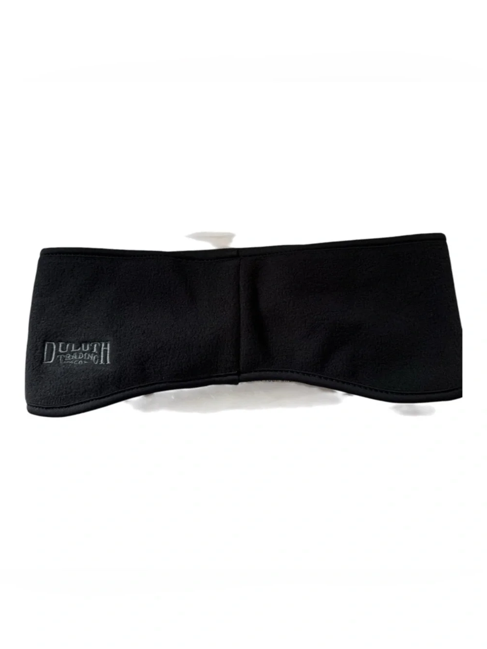 Duluth Trading Co Fleece Ear Warmer Headband Black Size M/L New‎